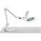 LED Lupenleuchte MAULmakro, 3-Dioptrien-Linse, 8 W, 580 lm, 6500 K, Arm um 360° dreh-& neigbar, höhenverstellbar, Standfuß, weiß