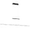 LED-Pendelleuchte NELE, stufenloser Sensordimmer, 6 x 4 W, 2700 lm, 2700-5000 K, L 1300 x B 120 mm, anthrazit