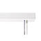 LED-Pendelleuchte SLV Worklight, 57 W, 200-240 V, Deckenmontage, DALI-Steuerung, fest eingebaute LED-Lampe, L 1200 x B 260 x H 2500 mm, weiß