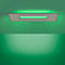 LED plafondlamp RECESS, 2 lichtbronnen, 2700-5000 K, RGB change &amp; CCT lichtmanagement, 37+9 W, L 1200 x B 400 mm