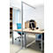 LED-staanlamp LENS, dimbaar, met daglichtsensor, directe/indirecte verlichting, voor dubbele werkplek