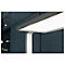 LED-Stehleuchte SLV Worklight, Touch-Dimmer, 7600 Lumen, 79 W, 200-240 V, PIR-Sensor, festverbaute LEDs, L 692 x B 310 x H 1950 mm, weiß