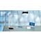 LED-tafellamp MAULoffice, draai- &amp; kantelbare kop/arm, 950 lumen, voetkeuze, hoogte 540 mm, aluminium &amp; metaal, zilver-antraciet