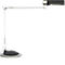 LED-tafellamp MAULoffice, draai- &amp; kantelbare kop/arm, 950 lumen, voetkeuze, hoogte 540 mm, aluminium &amp; metaal, zilver-antraciet
