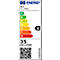Energielabel met efficiëntieklasse E, 35 kWh/1000h. QR-code en jaartal 2019/2015.