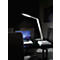 LED tafellamp WASP, 5-voudig dimbaar, 900 lumen, 2700-5000 Kelvin, USB-laadcontactdoos, geborsteld aluminium