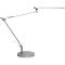 LED-Tischleuchte MAMBOLED, 7 W, 665 lm, mit Diffusor, dreh- u. neigbar, Sockel + Klemme, metallgrau