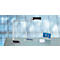 LED-Tischleuchte MAULoffice, dreh- & neigbarer Kopf/Arm, 950 Lumen, Fußauswahl, Höhe 540 mm, Aluminium & Metall, Silber-Anthrazit
