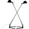 LED-Tischleuchte Waldmann Lucio, 3,5 W, 300 lm, 4000 K, dimmbar, dreh- & neigbar, USB, Aluminium/Stahl/Kunststoff, titangrau