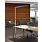 LED-vloerlamp MAULsirius kleurvariosensor, direct/indirect licht, traploos dimbaar, 80 W, 8750 lm, 3000-5500 K zilver