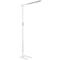 LED vloerlamp MGL LICHT OSL6000, 60W, 6520 lm, 4000K, dimbaar, multifunctioneel touchpaneel, bewegings- &amp; daglichtsensor, direct/indirect licht, in hoogte verstelbare draaivoeten, wit
