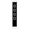LED vloerlamp MGL LICHT OSL6000, 60W, 6520 lm, 4000K, dimbaar, multifunctioneel touchpaneel, bewegings- &amp; daglichtsensor, direct/indirect licht, in hoogte verstelbare draaivoeten, wit