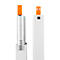 LED vloerlamp MGL LICHT OSL6000, 60W, 6520 lm, 4000K, dimbaar, multifunctioneel touchpaneel, bewegings- &amp; daglichtsensor, direct/indirect licht, in hoogte verstelbare draaivoeten, wit