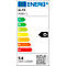 LED vloerlamp - traploos dimbaar - directe en indirecte verlichting - H 1950 mm - 2 x 30 W - aluminium zilver