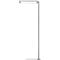 LED-vloerlamp Waldmann LAVIGO.core, 85 W, 12500 lm, 4000 K, dimbaar, daglicht-/bewegingssensor, zilver