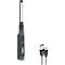 LED-Werkstattleuchte Ansmann IL500R, 500 lm (Hauptleuchte), 130 lm (Knopfleuchte), bis zu 12 h, IP20, IK07, B 43 × T 33 x H 320 mm, schwarz