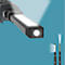 LED-Werkstattleuchte Ansmann IL500R, 500 lm (Hauptleuchte), 130 lm (Knopfleuchte), bis zu 12 h, IP20, IK07, B 43 × T 33 x H 320 mm, schwarz