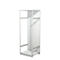 Leeg archiefrek PROGRESS 500 T, basissectie, met achterwand, H 2250 x B 750 x D 640 mm