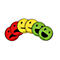 Legamaster Emoticon magneet set, 6 stuks