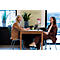 Legamaster glasbord, met 2 magneten &amp; 1 glasbordmarker, B 1200 x D 4,4 x H 900 mm, gehard veiligheidsglas, mat, saliegroen