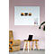 Legamaster glasbord, met 2 magneten &amp; 1 glasbordmarker, B 1200 x D 4,4 x H 900 mm, gehard veiligheidsglas, mat, warm grijs
