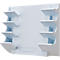 Legamaster markerhouder, voor glasborden, voor 4 markers, neodymium magneet, chilly lake
