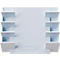 Legamaster markerhouder, voor glasborden, voor 4 markers, neodymium magneet, chilly lake