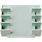 Legamaster markerhouder, voor glasborden, voor 4 markers, neodymium magneet, saliegroen
