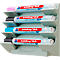 Legamaster markerhouder, voor glasborden, voor 4 markers, neodymium magneet, saliegroen