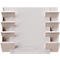 Legamaster markerhouder, voor glasborden, voor 4 markers, neodymium magneet, warm grijs