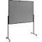 Legamaster Mobile Multiboard XL PREMIUM – Whiteboard und Pinnboard – B 1200 x H 1500 mm – inklusive Papierhaken – grau