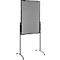 Legamaster Multiboard Premium Plus, prikbord en whiteboard, B 760 x H 1200 mm, grijs