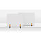 Legamaster Séparation de table pour tableau blanc Elements, acier émaillé, y compris 2 pinces de table, L 800 x H 600 x P 11 mm