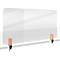 Legamaster transparant Elements tafelscherm, acrylglas, incl. 2 tafelklemmen, B 1200 x H 600 x D 5 mm