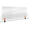 Legamaster transparant Elements tafelscherm, acrylglas, incl. 2 tafelklemmen, B 1600 x H 600 x D 5 mm
