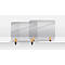 Legamaster transparant Elements tafelscherm, acrylglas, incl. 2 tafelklemmen, B 800 x H 600 x D 5 mm