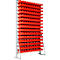 Legbord, 1 zijdig te monteren, 15 rijen, incl. 150 x open voorraadbakken LF 211 serie, B 1145 x D 400 x H 1950 mm, staal, grijs