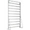 Legbord, aan 1 kant te monteren, 10 rijen, zonder open voorraadbakken, B 1145 x D 400 x H 1950 mm, staal, grijs