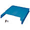 Legbord Eichner Big, voor wand-sorteerder, vulhoogte 34 mm, B 262 x D 42 x H 302 mm, blauw
