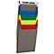 Legbord Eichner Flat, voor wandsorteerder, vulhoogte 9 mm, B 240 x D 15 x H 302 mm, blauw