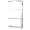 Legbord Schulte groen, legbord, uitschuifbaar, 4 legborden, B 1000 x D 600 x H 2000 mm, staal, verzinkt