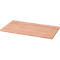 Legbord TOPAS LINE, voor archiefrekken en kasten, B 1200 mm, notenhoutpatroon
