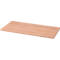 Legbord TOPAS LINE, voor archiefrekken en kasten, B 800 mm, notenhoutpatroon