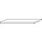 Legbord voor breedte 800, B 725 x D 350 mm, notenhoutpatroon