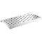 Legbord, voor stellingsysteem, rvs, geperforeerd, B 1200 x D 347 mm