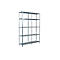 Legborden zonder bouten, H 2000 x B 1400 x D 350 mm, gegalvaniseerd
