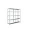 Legborden zonder grendels, B 1800 x D 500 x H 2000 mm, wit