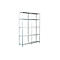 Legborden zonder grendels, H 2000 x B 1400 x D 350 mm, wit