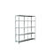Legborden zonder grendels, H 2000 x B 1600 x D 500 mm, wit