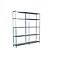 Legborden zonder grendels, H 2000 x B 1800 x D 350 mm, gegalvaniseerd
